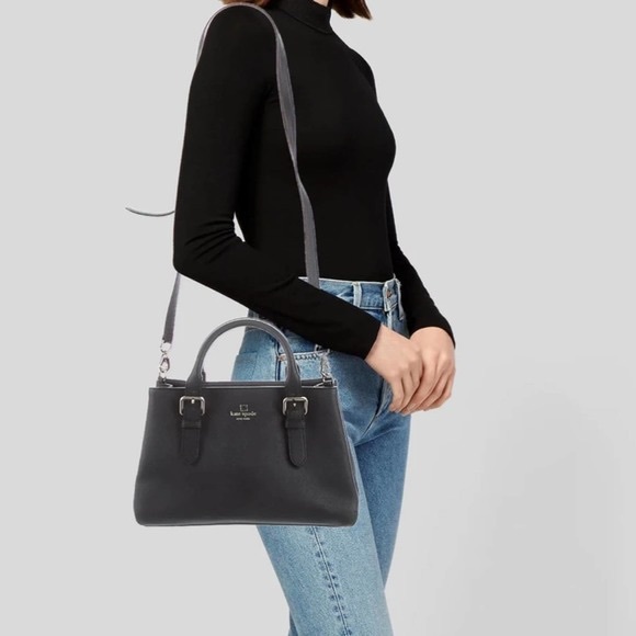 SOLD Kate Spade Black Cove Street Provence Satchel - Picture 8 of 12